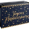 Tirelire Joyeux Anniversaire métallisé