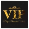 10 Serviettes VIP couronné