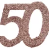Déco à parsemer pailleté Anniversaire 50 ans