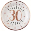 10 Assiette Âge étincelant 30 ans