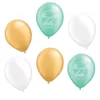 SACHET 6 BALLONS BABY SHOWER GARCON