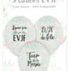 3 ballons confettis imprimés EVJF 12'' 30 cm – Image 2