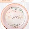 PACK 6 ASSIETTES BABY SHOWER FILLE – Image 3
