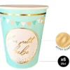 PACK 6 GOBELETS BABY SHOWER GARÇON – Image 3