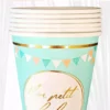 PACK 6 GOBELETS BABY SHOWER GARÇON – Image 4