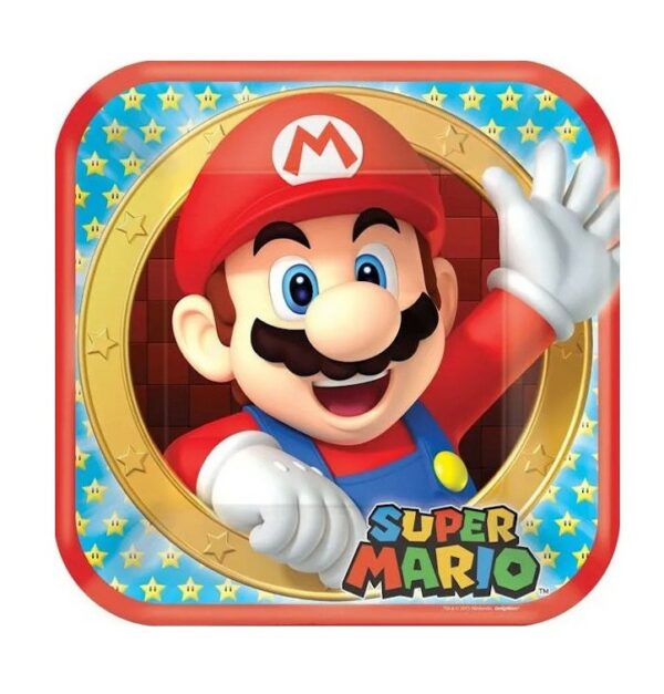Grandes assiettes Super Mario