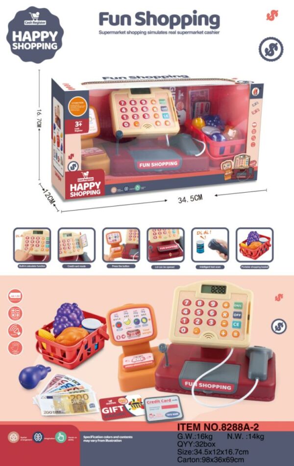 Jeu de caisse avec accessoire B196