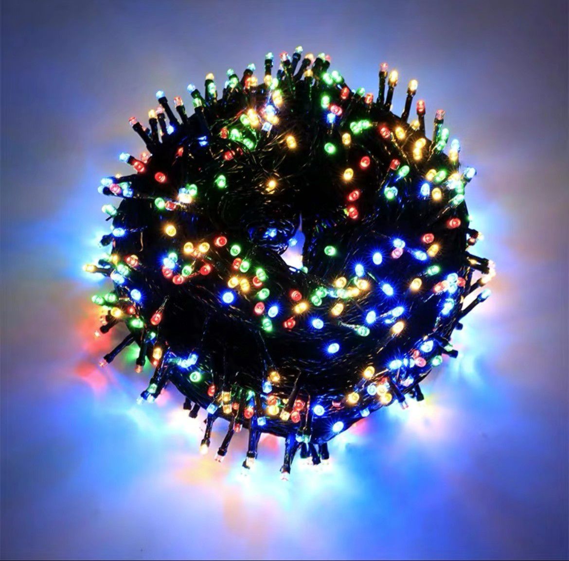 Guirlande lumineuse clignotante multicolore 120 LED 64857 – Cideal