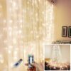 Rideau lumineux blanc froid 200 micro LED N33157