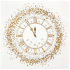 Serviette happy new year blanc