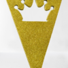 Guirlande de fanion dorée couronne de Princesse – Image 2