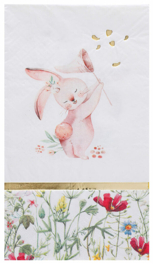 Serviette lapin de pâques – Image 2