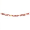 Guirlande lettre "Joyeux Anniversaire" - Terracotta – Image 2