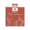 10 serviettes papier "Joyeux Anniversaire" - Terra Cotta – Image 2
