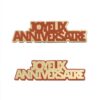Duo déco de table "Joyeux Anniversaire" - TerraCotta – Image 2