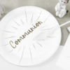 Assiette papier 23 cm - argenté
