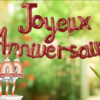 Ballon lettre "Joyeux Anniversaire" - TerraCotta