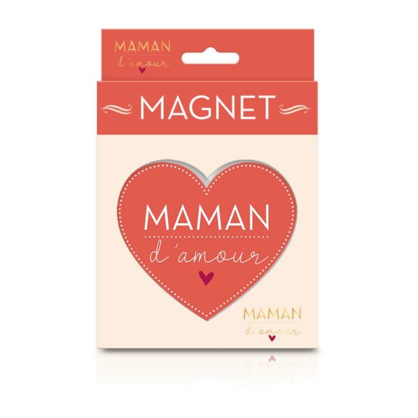 Magnet cœur - Maman d'amour