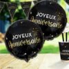 Ballon alu "Joyeux anniversaire" - Confettis Party