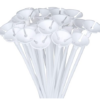 10 tiges blancs pour ballons – Image 2