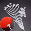 10 tiges blancs pour ballons