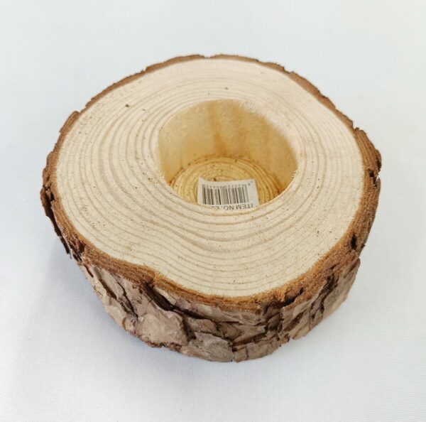 Bougeoir Bois Large 12cm