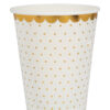 Lot de 10 Gobelets Passe partout Blanc Réf. 6829