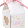 Lot de 6 Boîtes Baby shower Fille Réf. 7608
