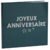 Chemin de table  Joyeux Anniversaire Bleu Canard – Image 2