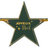 Rond de serviette Noël chic Vert  Réf. 8103