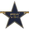 Rond de serviette Noël chic Bleu Réf. 8103