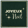 Serviette Noël chic Vert Réf. 8108
