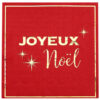 Serviette Noël chic Rouge Réf. 8108