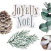 Déco à parsemer Noel Coton Réf. 8140