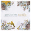 Serviette Poinsettia Jaune  Réf. 8233