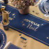 Chemin de Table Bleu Noël chic ref 8096 – Image 2
