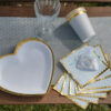 lLot de 10 Assiettes Passe partout Coeur Bleu Réf. 6811 – Image 2
