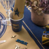 Déco à parsemer Noël chic de couleur Bleu – Image 2