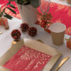 Serviette Etoilée Réf. 8147 Rouge – Image 2