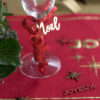Déco à parsemer Noël chic de couleur Rouge – Image 2