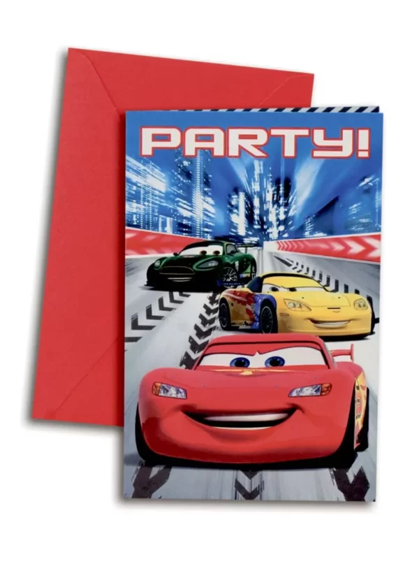 Cartes d’invitation Cars