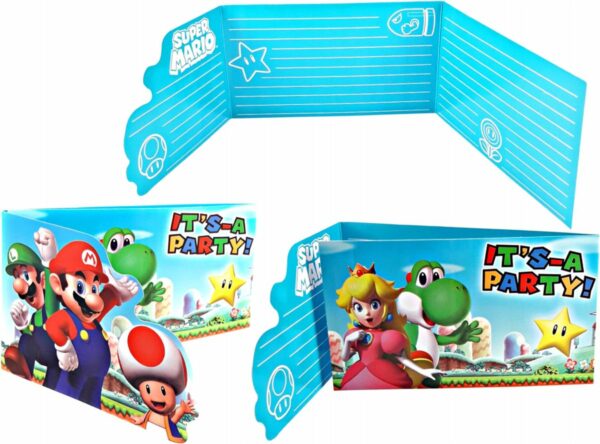 Cartes d'invitation Super Mario – Image 2
