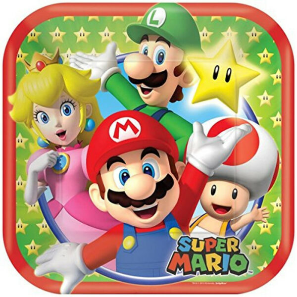 Petites assiettes Super Mario