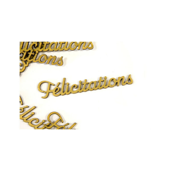 Décorations de Table "Félicitations"