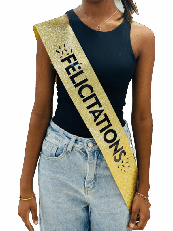 Écharpe or "Félicitations"