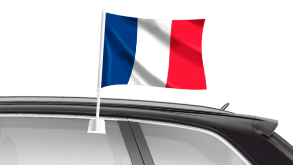 Drapeau de voiture tricolore – Image 2