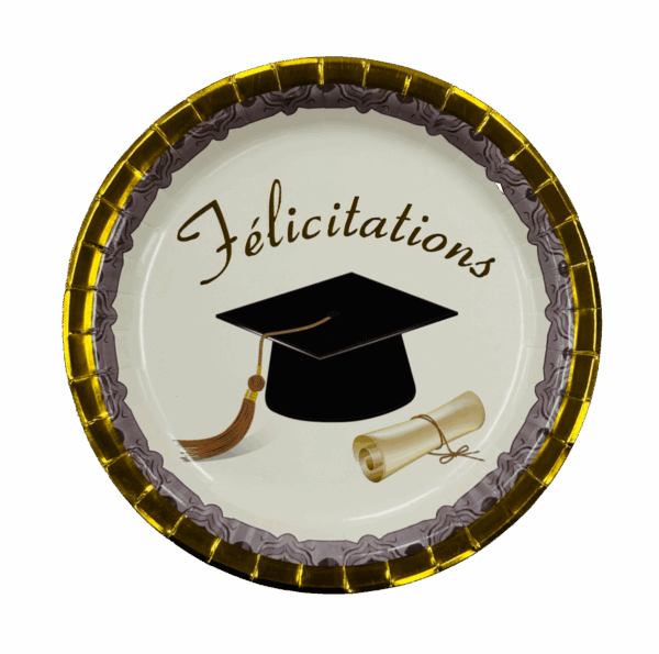 Assiettes "Félicitations" – Grand format
