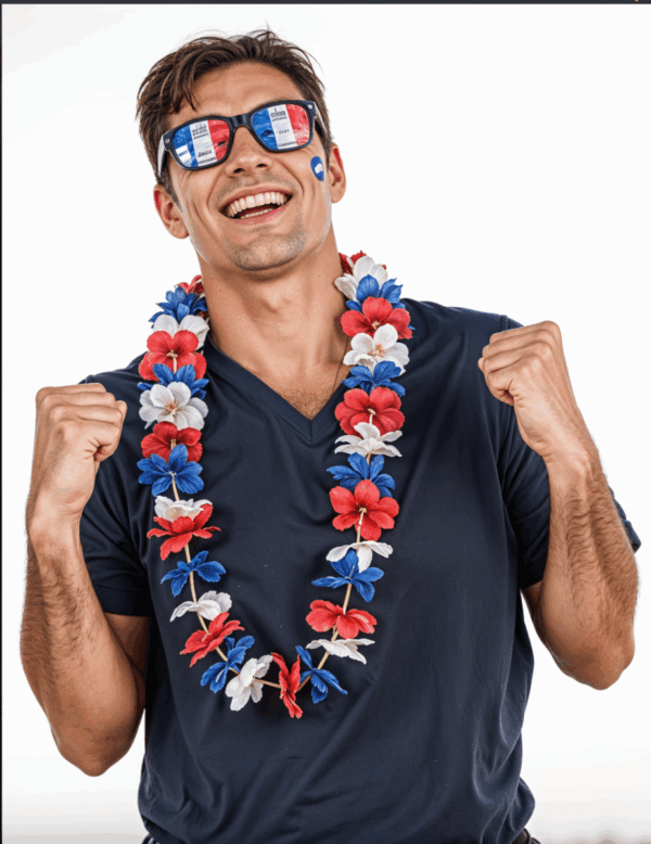 Collier Aloha tricolore – Image 2