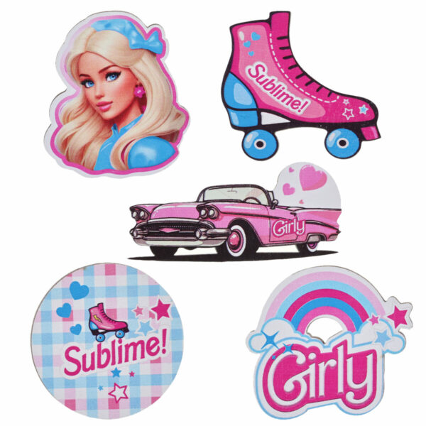 Décos à parsemer "Girly"