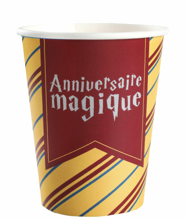Gobelets "Anniversaire magique" – Thème Sorcier